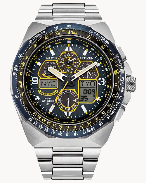 Promaster Skyhawk A T Blue Dial Stainless Steel Bracelet JY8128